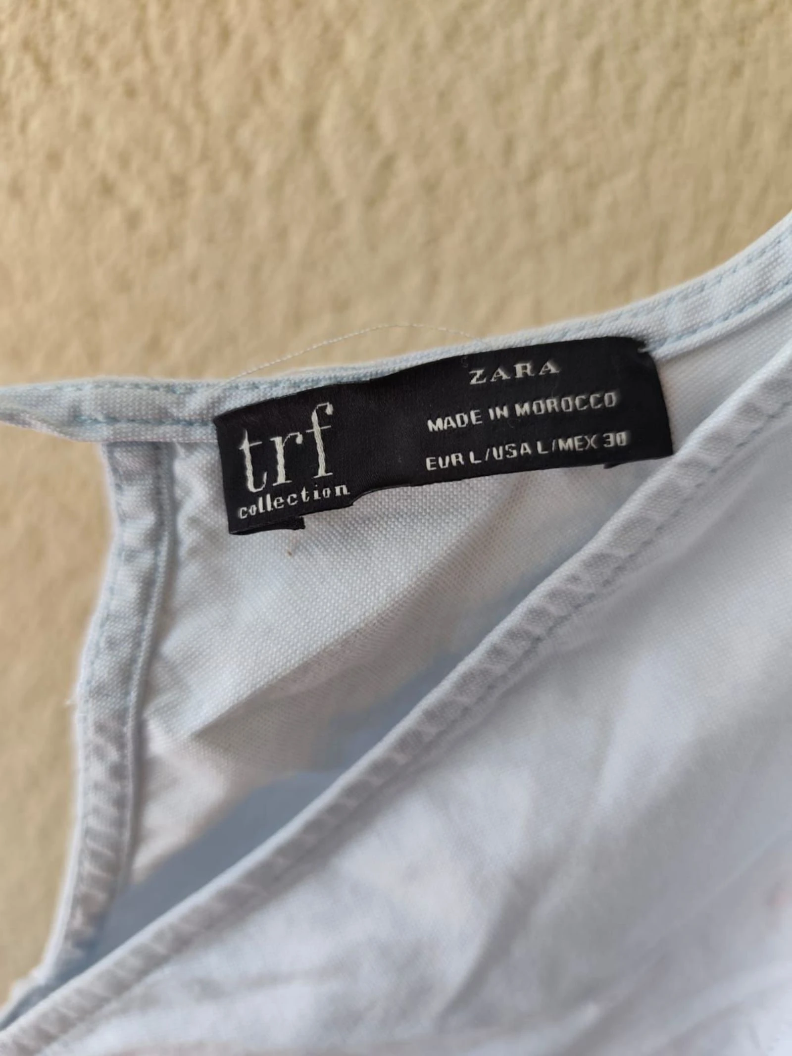 Zara TRF - Top com babados, peplum e decote nas costas, T.L – photo 3